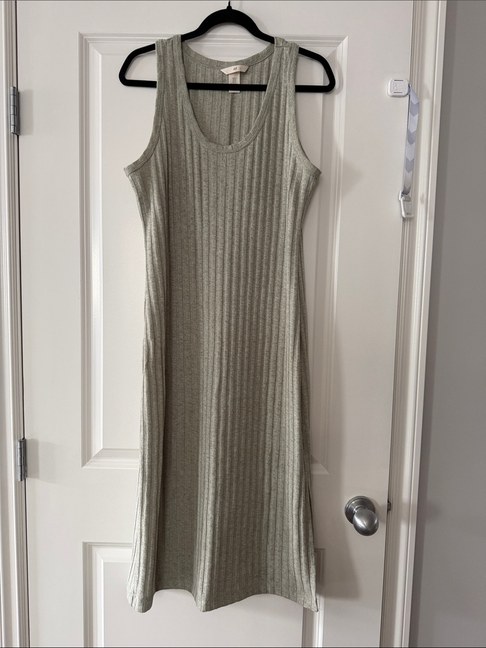 Ribbed Tank Midi Dress - Sage Green